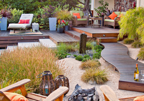What does creating outdoor rooms mean?